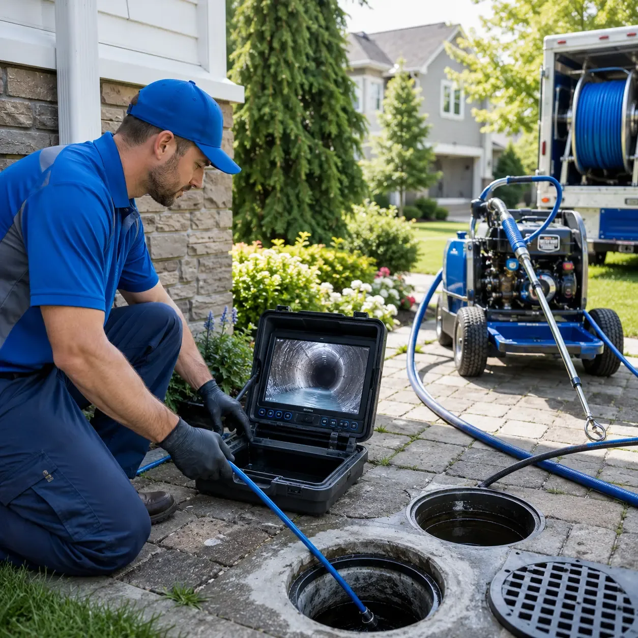 Outdoor drain cleaning professionals serving Johnsonburg, PA